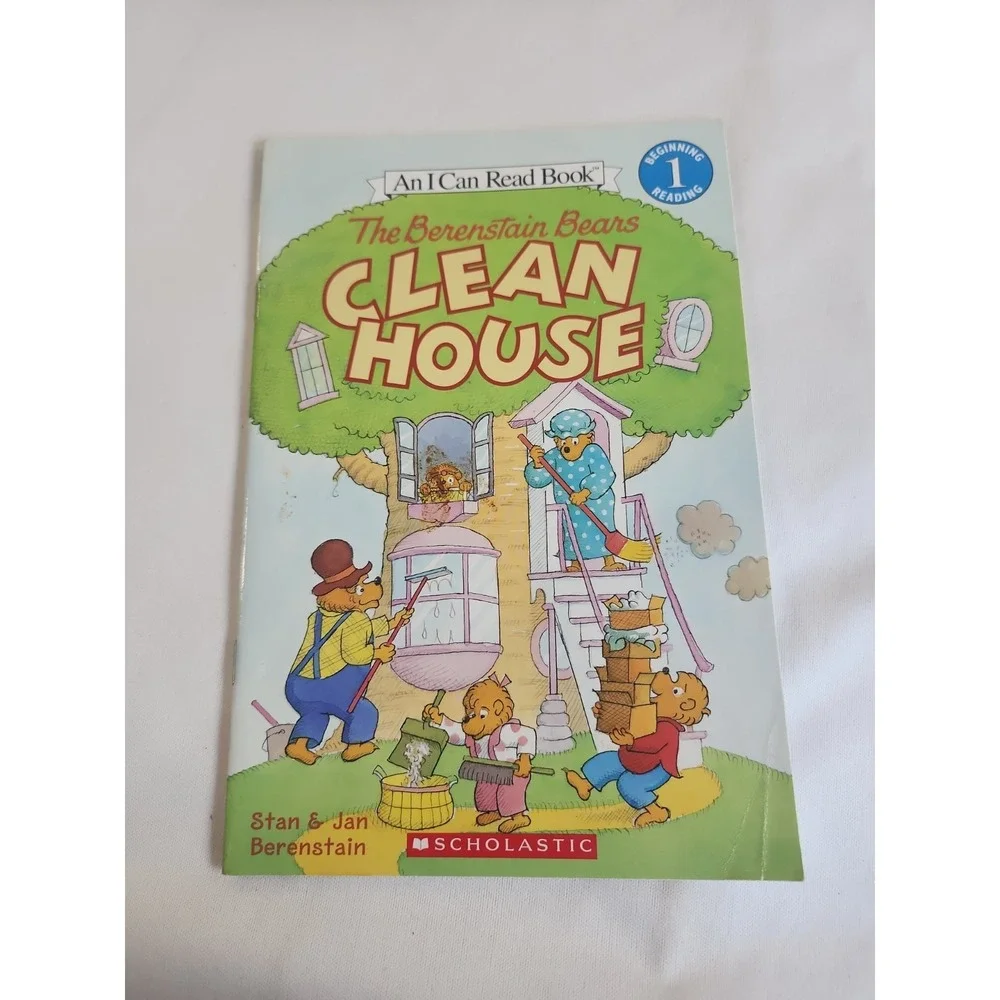 Scholastic Book Lot Of 5 The Berenstain Bears I Can Read Beginning 1‎ Reading